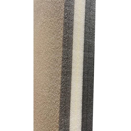 Polifoam tábla 200x100x5 cm N 3050 PE szürke, hálóval erősített